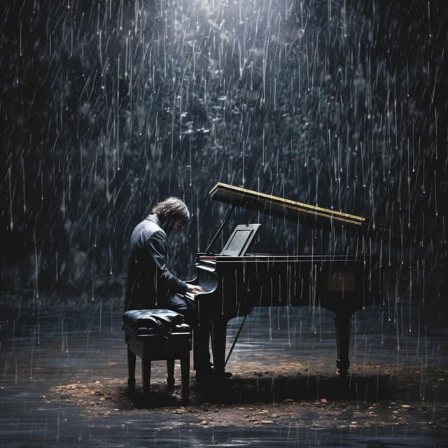Escapada De Masaje Con Teclas De Piano Lluvioso - Pianos pacíficos