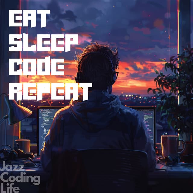Eat Sleep Code Repeat - Jazz Coding Life