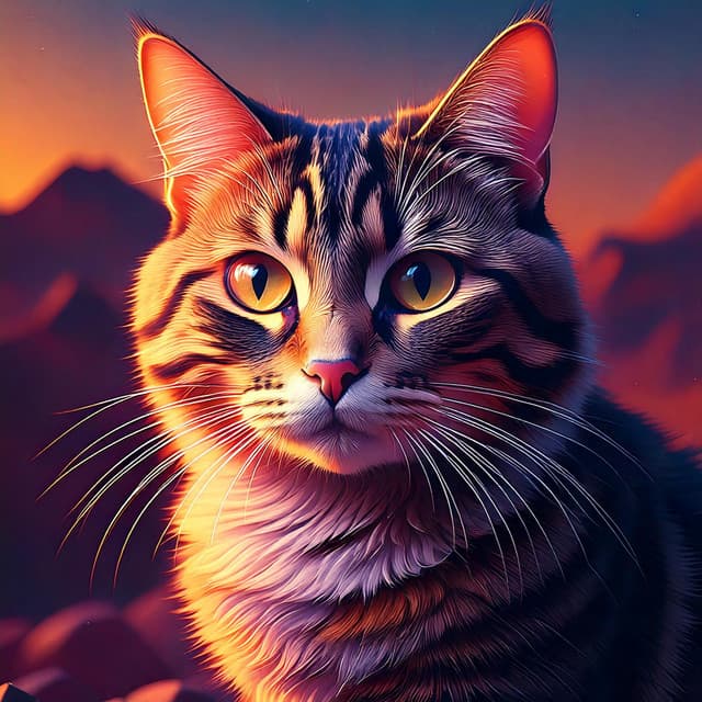 Cat Lullaby: Lofi Tunes for Sleepy Evenings - Binaural Beats Solitude