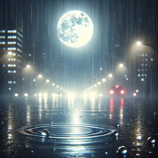 Lluvia a la luz de la luna: Duerme bien con el sonido de la lluvia - Sonidos de la Naturaleza para Dormir