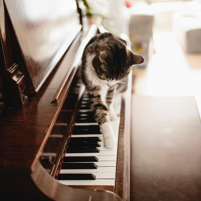 Feline Harmony Whispers: Piano Serenades for Cats - Piano Cat