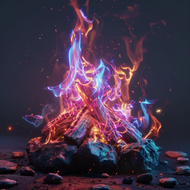 Binaural Fire Meditation for Inner Peace - Binaural Beats Pure