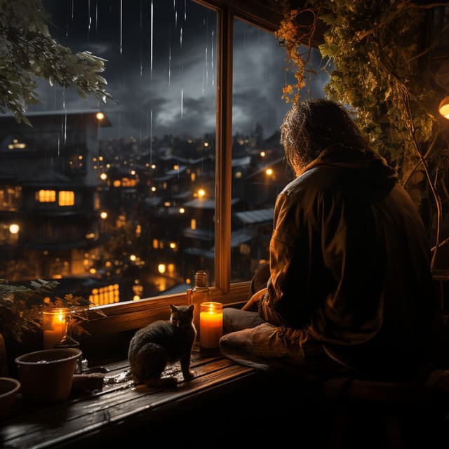 Armonía De Patitas En La Lluvia: Lluvia Serena Para Mascotas - Artistas de sonidos de la naturaleza