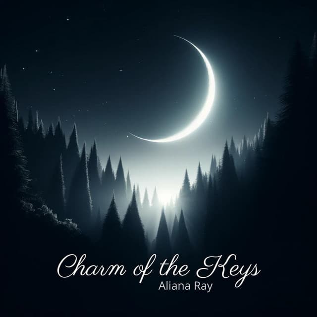 Charm of the Keys: Under Moonlit Skies, Piano Music, Instrumental Lullabies - Aliana Ray