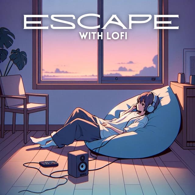 escape with lofi: stop overthinking, relaxing music, calm mind - Lofi Radiance