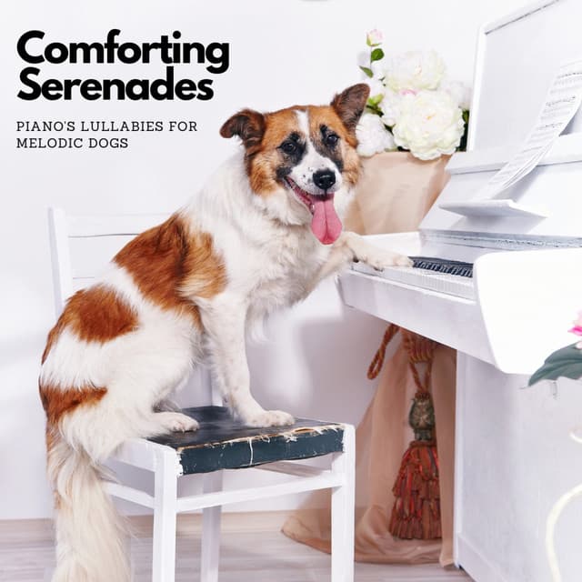 Comforting Serenades: Piano's Lullabies for Melodic Dogs - Coffee Shop Music Deluxe