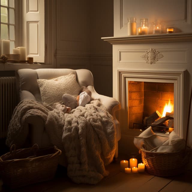 Estribillo De Fuego Calmante Junto A La Cuna: Música Para Aliviar El Estrés - Naturaleza Sonidos