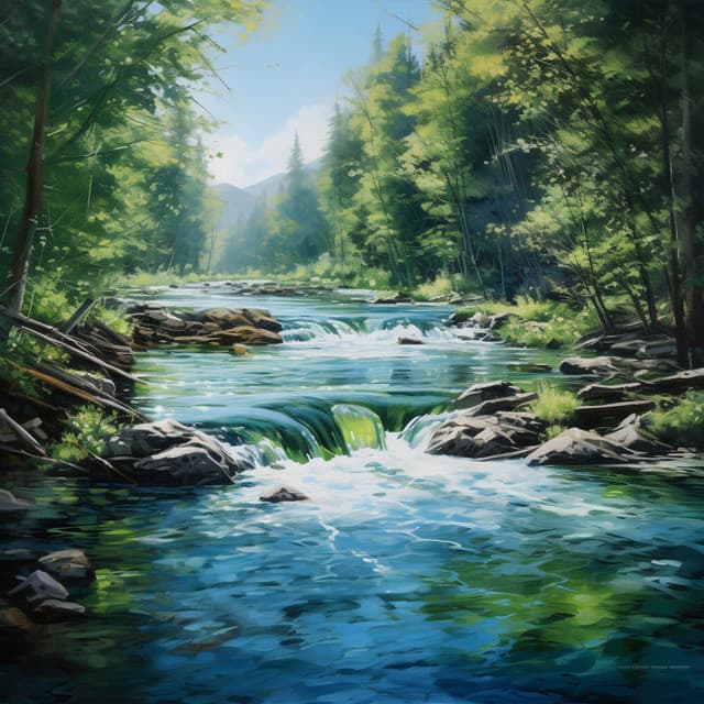 Refugio Para Mascotas: Melodías Binaurales Del Arroyo - Grabaciones binaurales ritmos