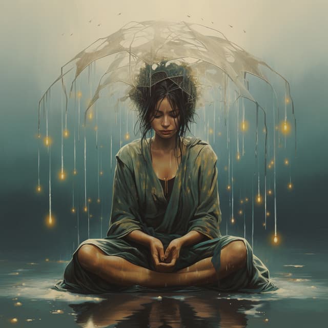 Exploración Serena Del Yoga Con Piano Lluvioso - Musica Lluvia Tranquila