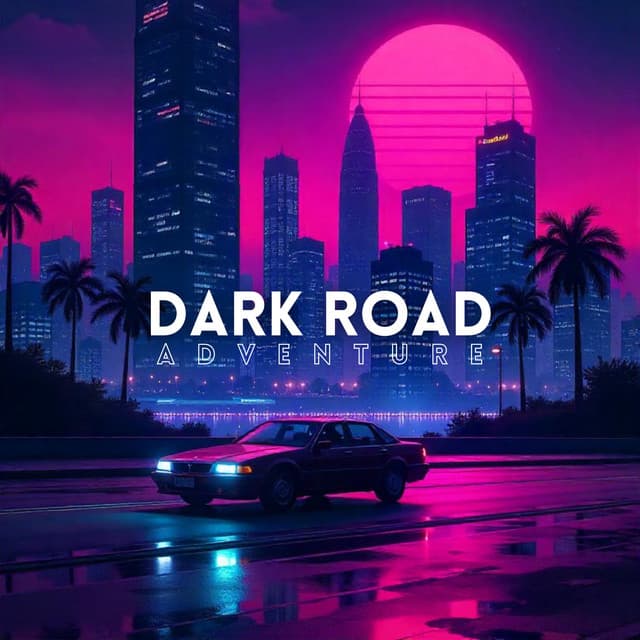 Dark Road Adventure: Melodic Landscapes and Serene Synthwave for Late-Night Contemplation - DJ Infinity Night