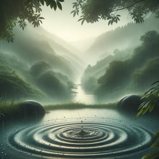 Melodic Mists: Rain Music for Massage - Astral Travel Sanctuary
