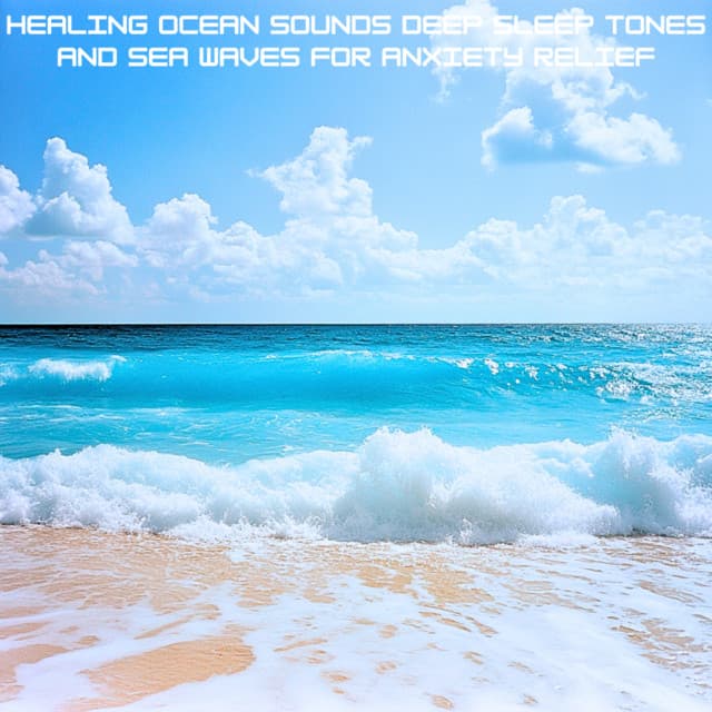 Healing Ocean Sounds Deep Sleep Tones and Sea Waves for Anxiety Relief - Ocean Waves for Deep Sleep