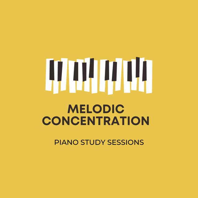 Melodic Concentration: Piano Study Sessions - Piano for Studying