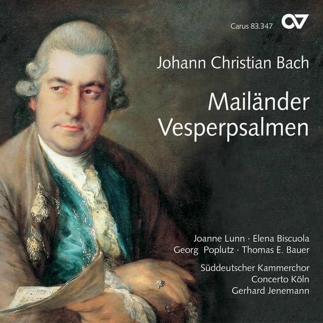 Johann Christian Bach: Mailänder Vesperpsalmen - Johann Christian Bach