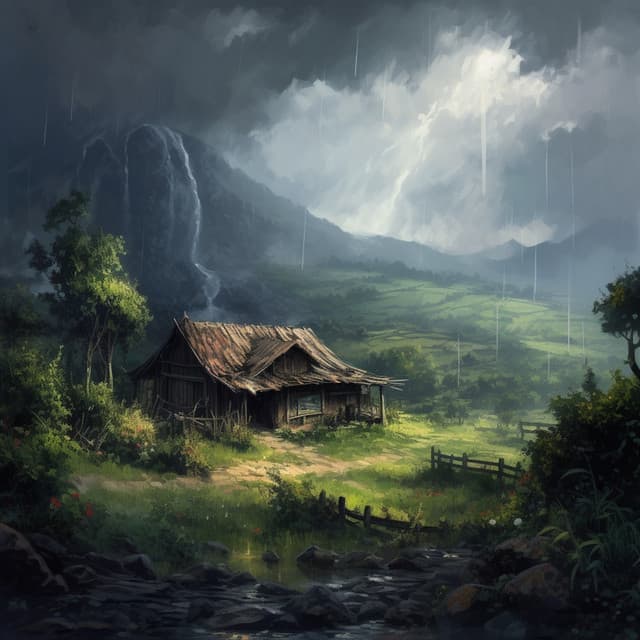 Zen Raindrops: Nature's Audio Elegance - Cumulus Clouds