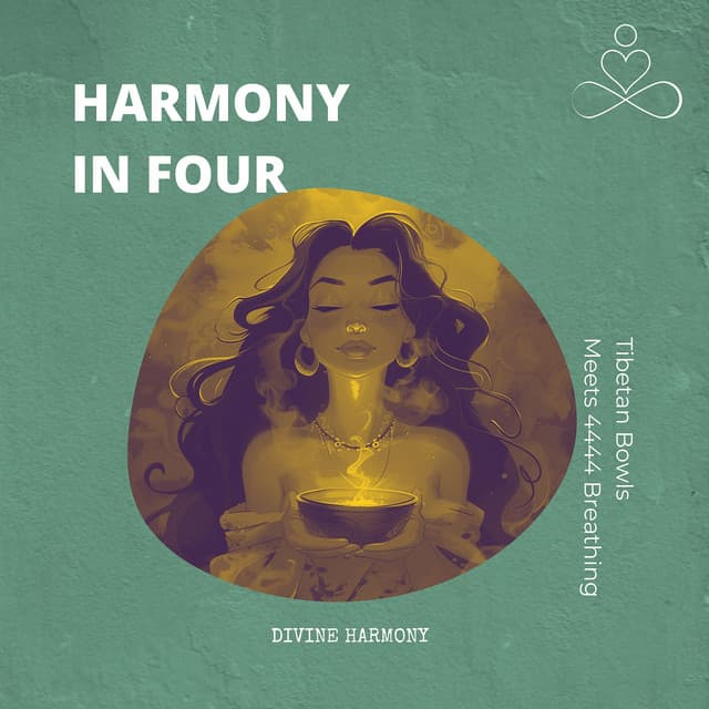 Harmony in Four: Tibetan Bowls Meets 4444 Breathing - Divine Harmony