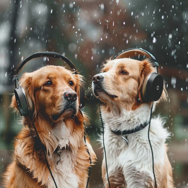 Binaural Rain: Calm Waves for Pets - Fluffy