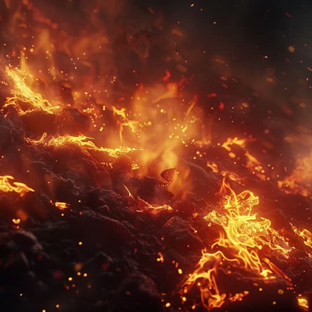 Pure Fire Music: Soothing Flames for Relaxation and Peace - Tranquil Relaxation Sounds