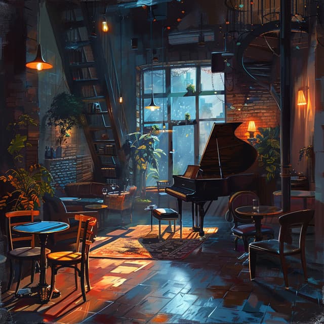 Café Y Blues: Clásicos De La Cafetería Jazz - Trabajo Jazz Música