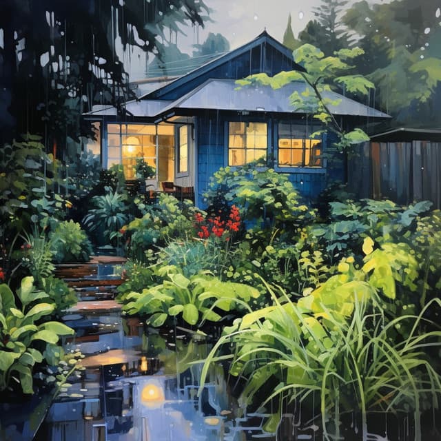 Relaxing Rainpour Paradise: Tranquil Serenity - The Relaxation Principle