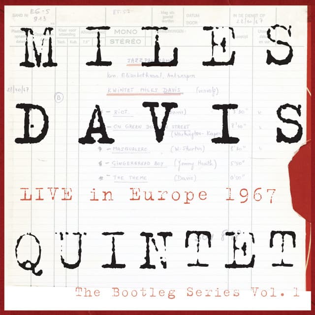 Miles Davis Quintet: Live In Europe 1967: The Bootleg Series, Vol. 1 - Miles Davis