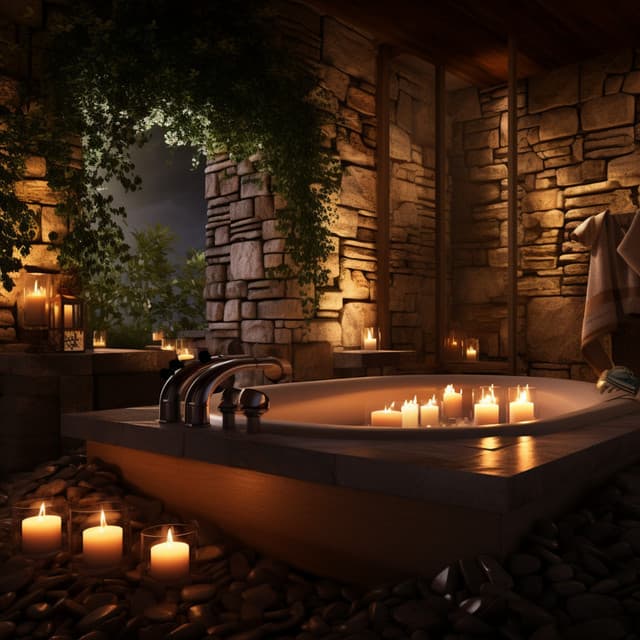 Spa Fire Relaxation: Warmth Echoes - Empty Space