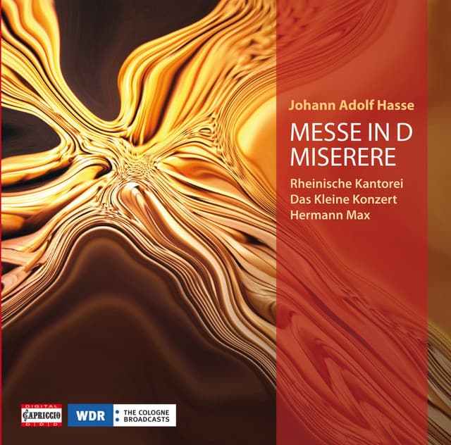 Hasse: Mass in D minor - Miserere in C minor - Johann Adolf Hasse