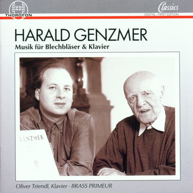 Harald Genzmer: Musik für Blechbläser & Klavier - Harald Genzmer