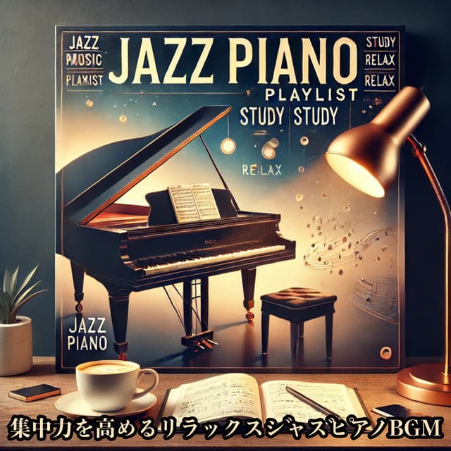 Perfect for Exam Study! Relaxing Jazz Piano BGM to Enhance Concentration - Ideal for Late-night Study and Work Sessions with Soothing Tones - Healing Relaxing BGM Channel 335