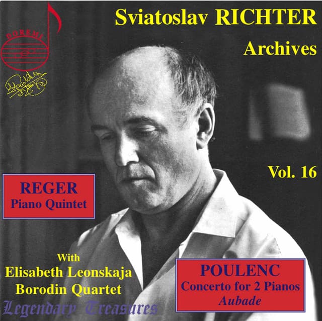 Richter Archives, Vol. 16: Poulenc & Reger - Sviatoslav Richter