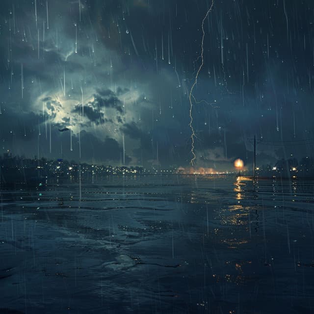 Nighttime Binaural Rain and Thunder for Sleep - rainstantly