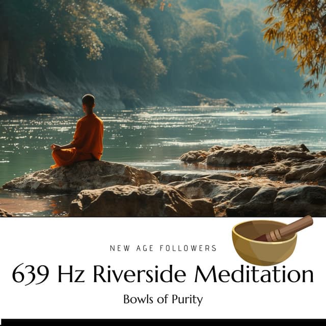 639 Hz Riverside Meditation: Bowls of Purity - New Age Followers
