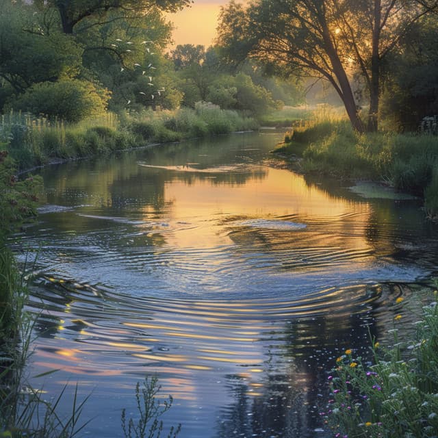 Melodía Simplificada: Flujo De Agua Binaural - Lista de reproducción de relajación