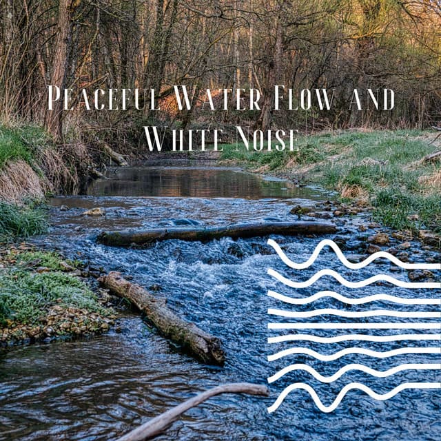 Peaceful Water Flow and White Noise, Loopable - White Noise Therapy