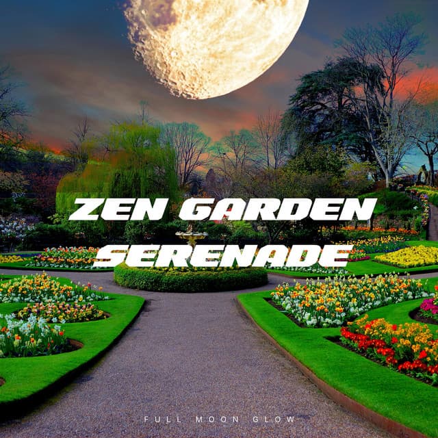 Zen Garden Serenade: 432 Hz Meditative Melodies - Full Moon Glow