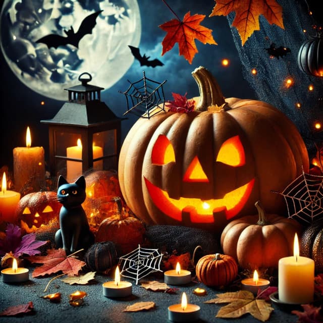 Party Autumn Night Jazz: Cozy Cafe Halloween Ambience - Instrumental Jazz Music Group