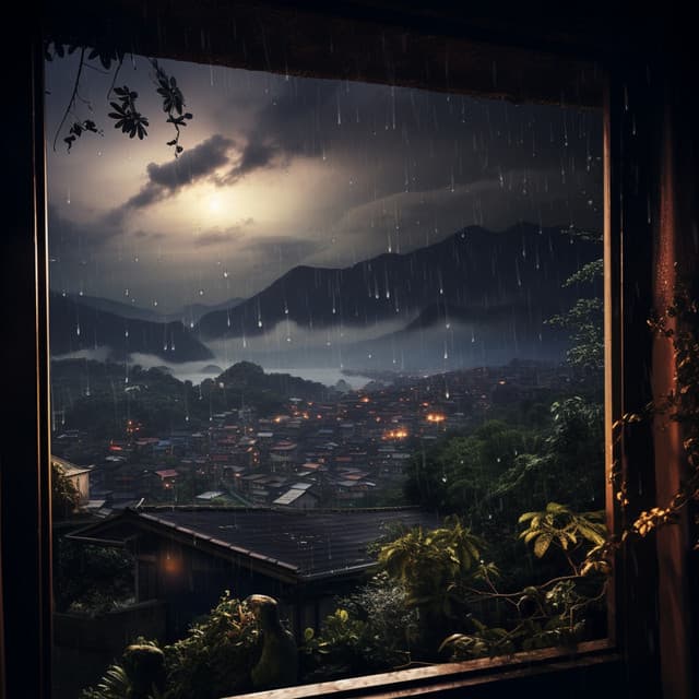 Yoga in the Rain: Stretching with Nature - Alpha Waves