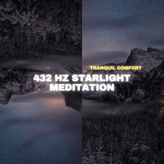 432 Hz Starlight Meditation: Cosmic Serenity - Tranquil Comfort