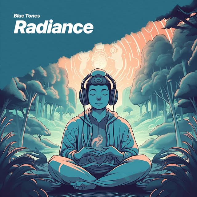 Blue Tones Radiance - Lofi Radiance
