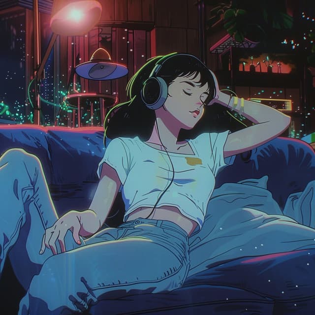 Relajación Nocturna: Melodías Lofi Para La Máxima Relajación - Felicidad de relajación