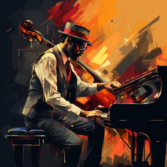 Harmonic Tapestry Woven: Jazz Music Pattern - Good Mood Jazz