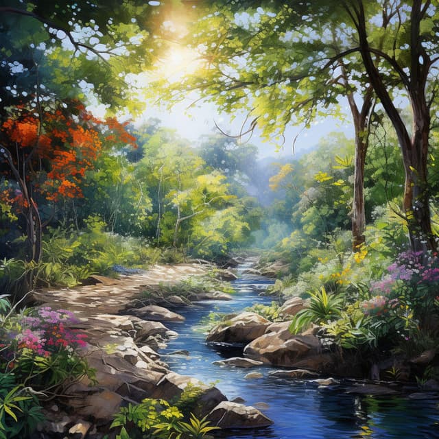 Binaural Waterscapes: Creekside Relaxation - Solfeggio Sanctuary