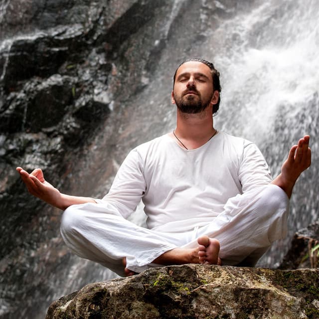 Waterscape Calmness: Binaural Meditation Reflections - Water Rock Soundscapes