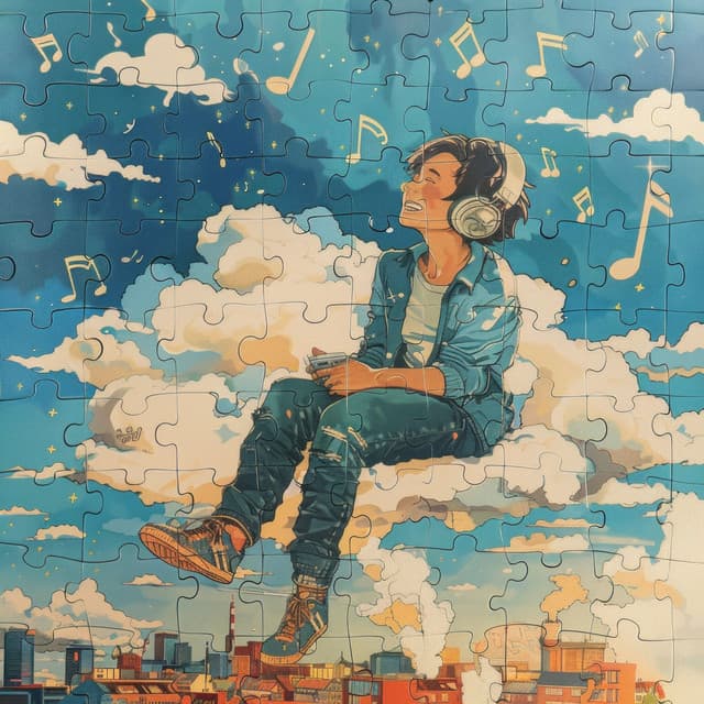 Leuchtendes Rätselleben: Die Illusion der Ruhe im Wirbel der Puzzles - Weißen Rauschens