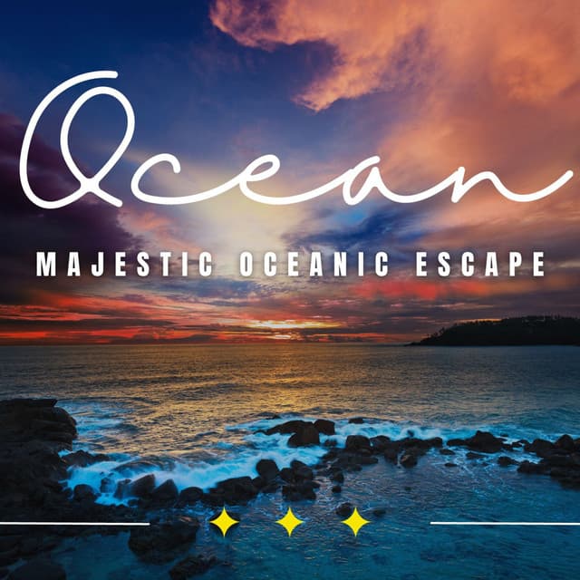 Majestic Ocean Serenity: Binaural Nature Harmony - Ocean Waves Radiance