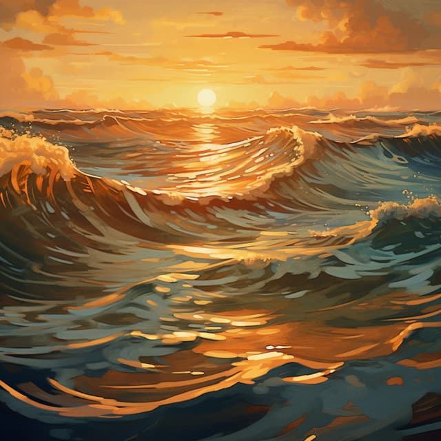 Estudios Tranquilos Junto Al Agua: Atención Plena Oceánica - Música tranquila para la cena