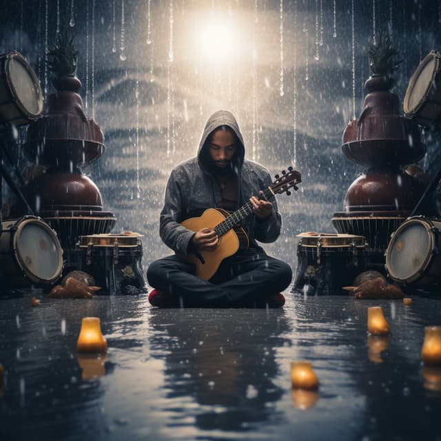 Rain Echoes: Meditation Melodic Pulse - orbital voices