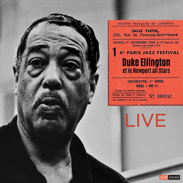 16me. Paris Jazz Festival 1er. Novembre 1969 - Duke Ellington