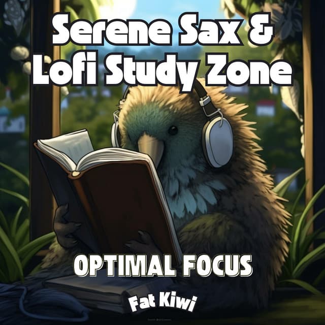 Serene Sax & Lofi Study Zone: Optimal Focus - Fat Kiwi