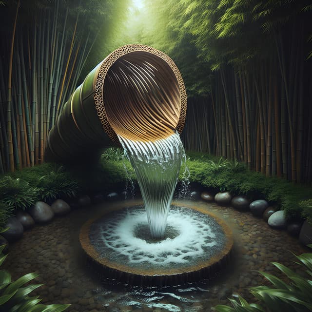 The Water From Bamboo Fountain of Life - Música Relajante